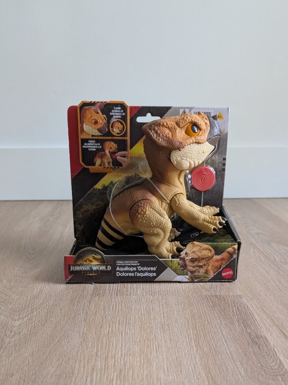 NWT - Mattel Jurassic World Rebirth Primal Protector Aquilops Dolores